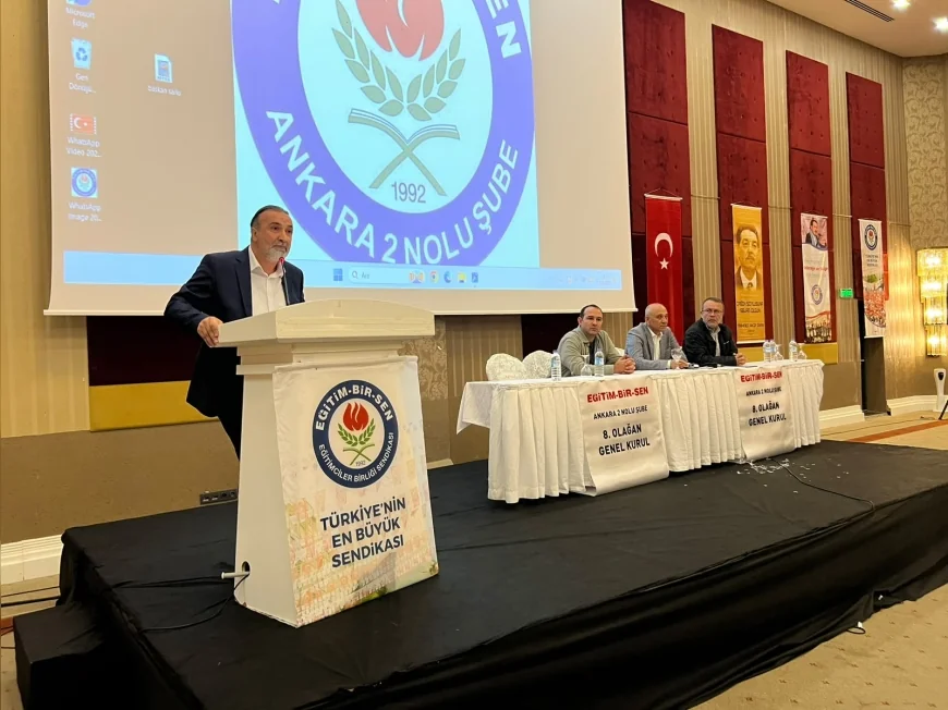 Eğitim-Bir-Sen Ankara 2 No’lu Şube Başkanı Levent Köse: “En Büyük Gücümüz Üyelerimizin Güveni, En Kıymetli Sermayemiz Birliğimizdir”