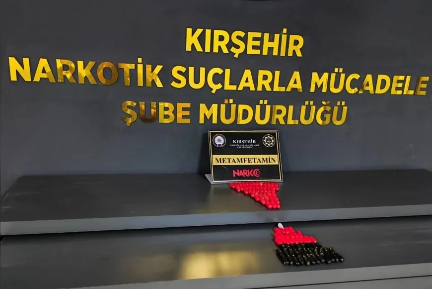 Kırşehir Emniyetinden Uyuşturucu Operasyonu: 100 Kapsülde 731,42 Gram Metamfetamin Ele Geçirildi