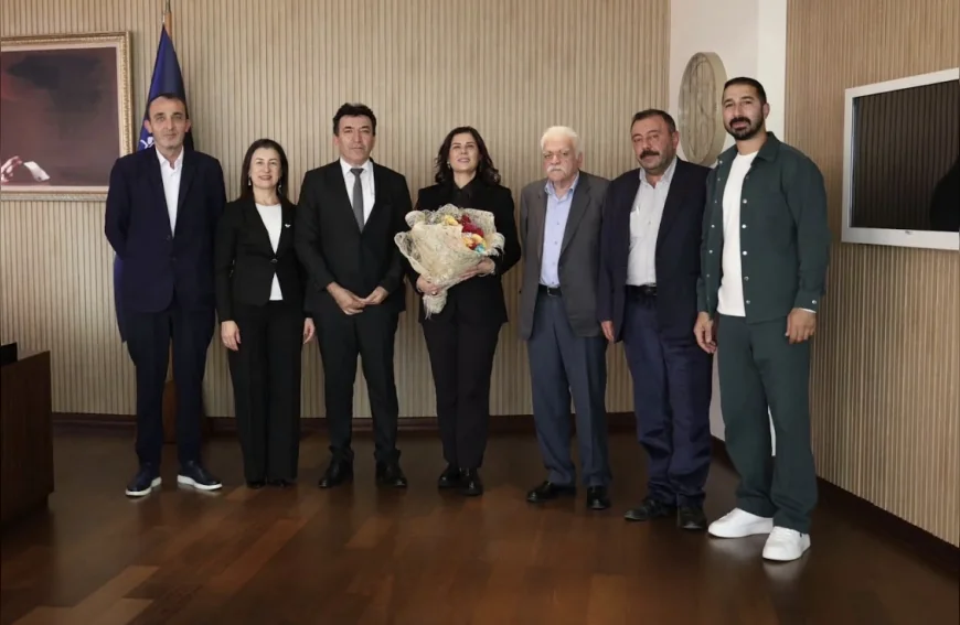 Aydın Büyükşehir Belediye Başkanı Özlem Çerçioğlu’na Nazilli Lokantacılar ve Kasaplar Odası Başkanı Mahmut Arslan’dan Ziyaret