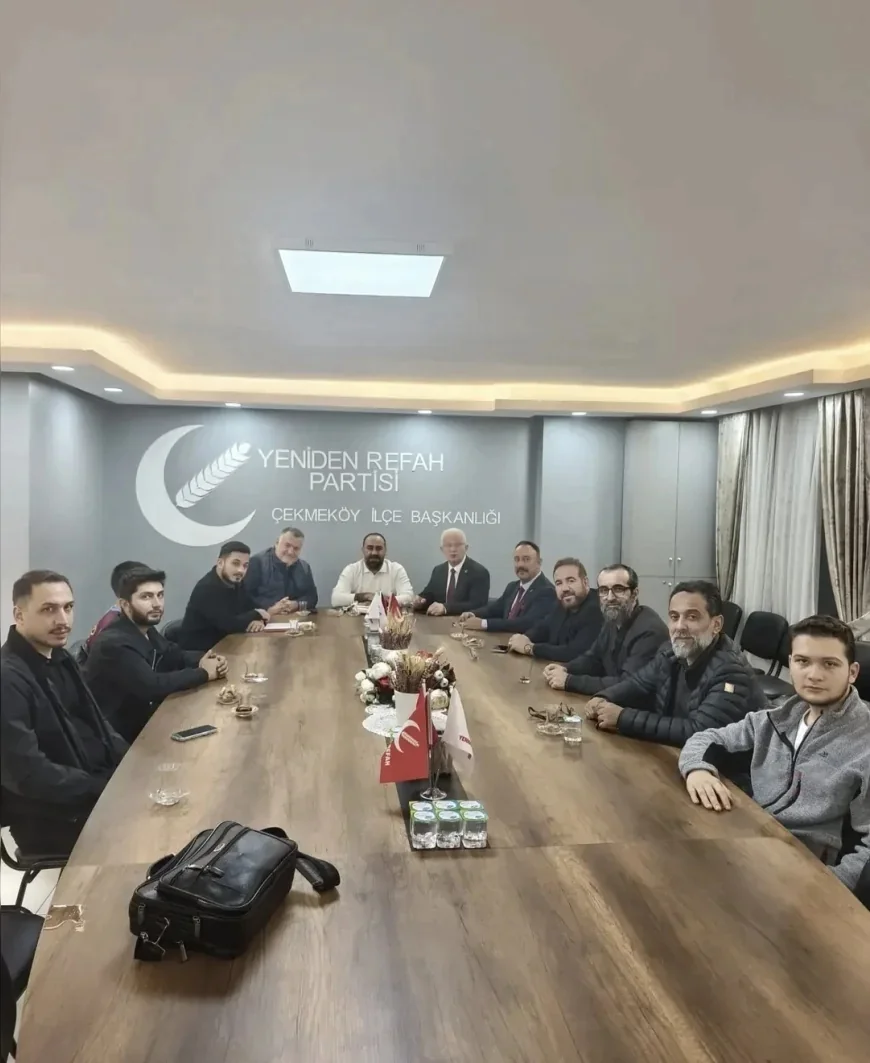 Yeniden Refah Partisi Çekmeköy İlçe Başkanı Alpaslan Sivrikaya Yönetiminde 100 Günlük ve 5 Yıllık Yol Haritası Masaya Yatırıldı