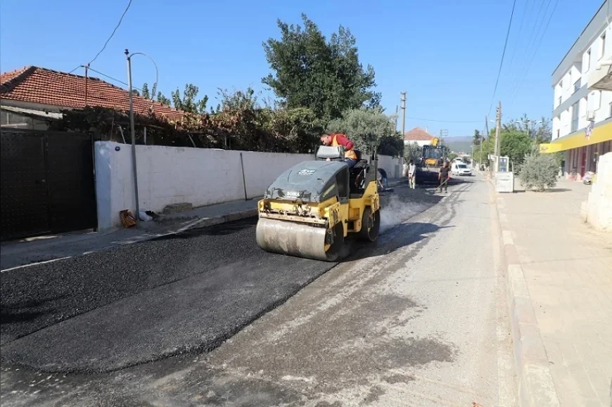 Menderes Belediye Başkan Vekili Asuman Şen’in Başlattığı Asfalt Seferberliği Görece ve Tekeli’de Sürüyor