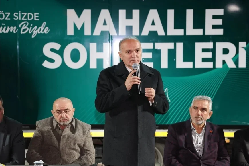 Düzce Belediye Başkanı Dr. Faruk Özlü Sarayyeri Mahallesi’nde Konuştu: “Musluklarınızdan Akan Su Pırıl Pırıl Olacak”