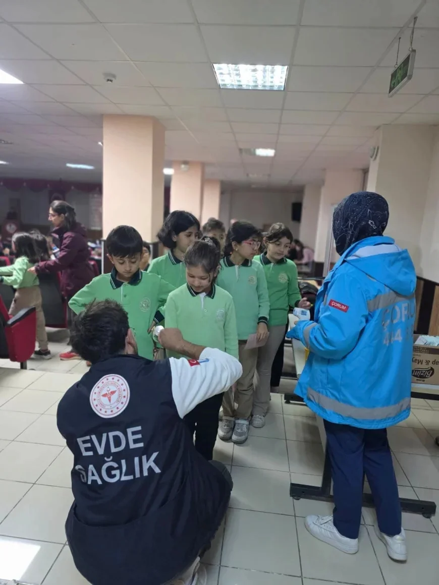 Çorum’da Sağlıklı Çocuk, Sağlıklı Gelecek Programı Kapsamında Öğrenciler Sağlık Elçisi Oldu