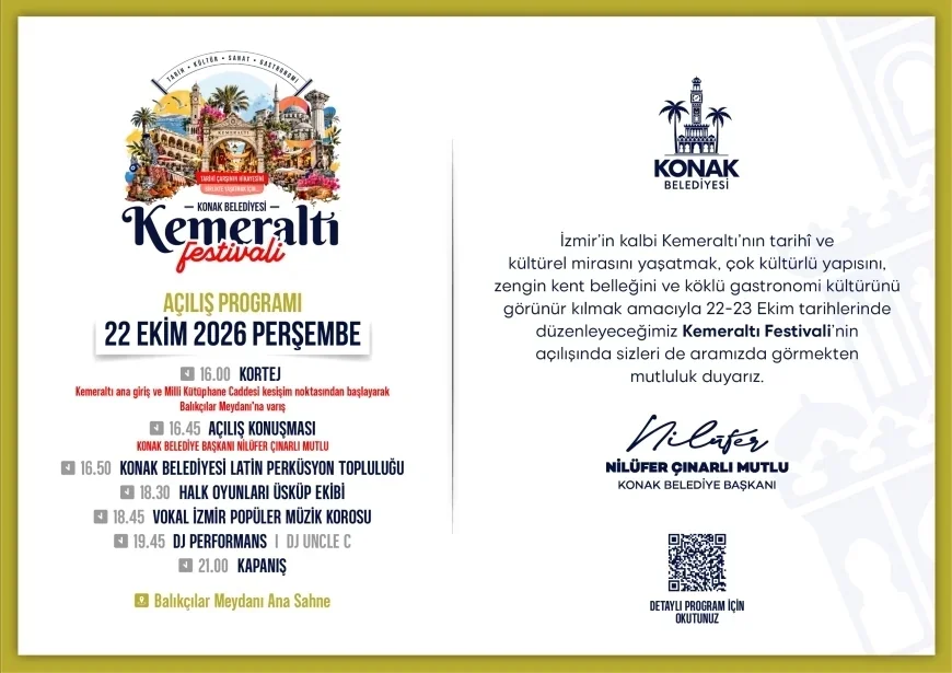İzmir’in Tarihi Kemeraltı Çarşısı Kültürel Mirası, Gastronomisi ve Renkli Etkinlikleriyle Festivale Ev Sahipliği Yapacak