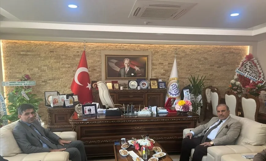 Reyhanlı Kaymakamı Muharrem Coşgun’dan RTSO Başkanı Necmettin Zaroğlu’na Hayırlı Olsun Ziyareti