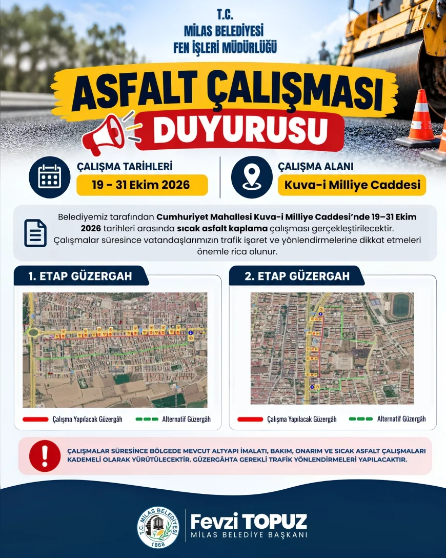 Milas Belediye Başkanı Fevzi Topuz: “İlçemize Yakışır Bir Ulaşım Konforunu Hep Birlikte Yaşayacağız”