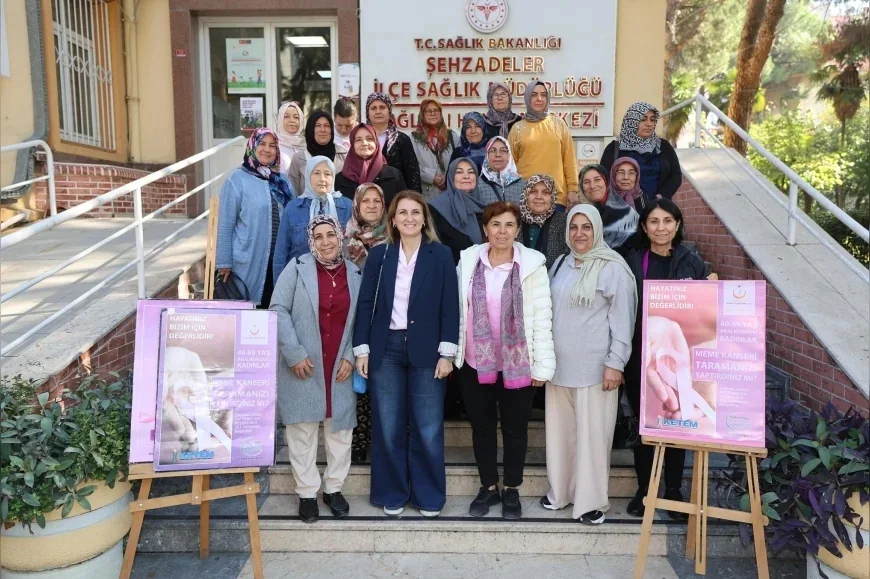 Şehzadeler Belediyesi Kırsal Mahallelerdeki Yaklaşık 100 Kadını Ücretsiz Kanser Taramasıyla Buluşturuyor