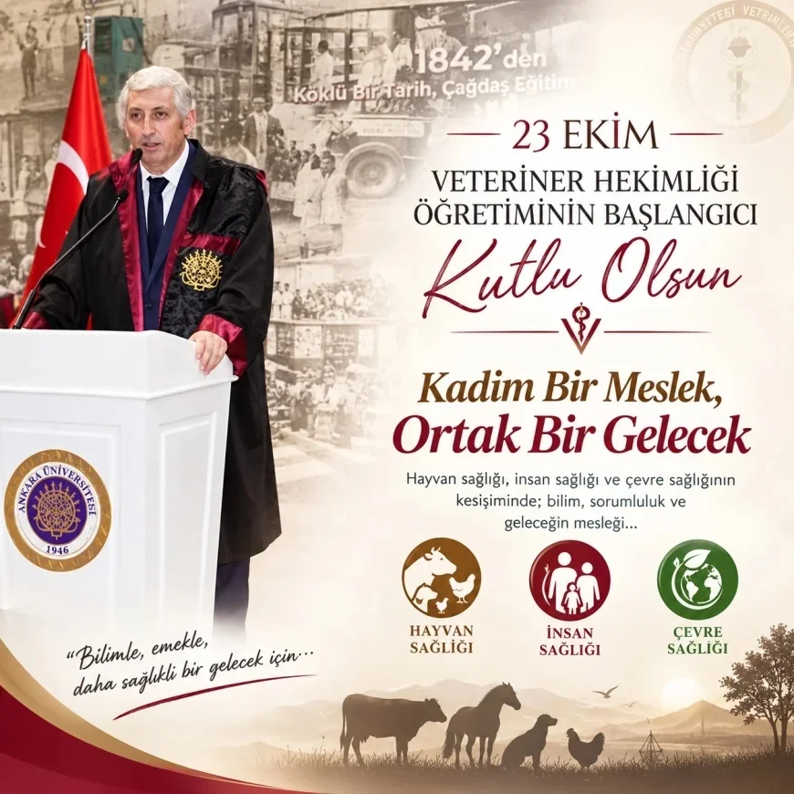 Veteriner Farmakoloji ve Toksikoloji Derneği Başkanı Prof. Dr. Ender Yarsan: “Kadim Bir Meslek, Ortak Bir Gelecek”