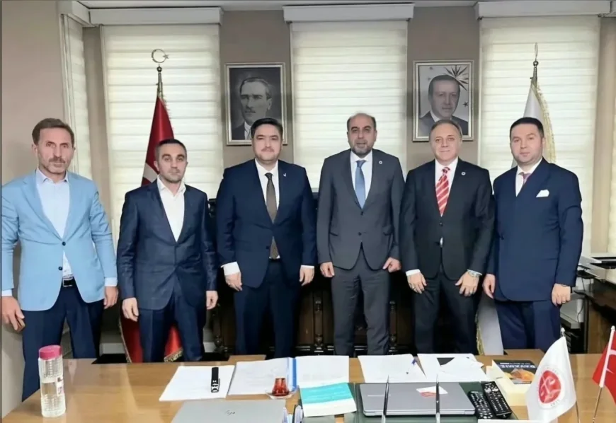 Yeniden Refah Partisi Ümraniye İlçe Başkanı Orçun Şekercioğlu’ndan İstanbul 2 Nolu Baro Başkanı Av. Rıza Saka’ya Hayırlı Olsun Ziyareti
