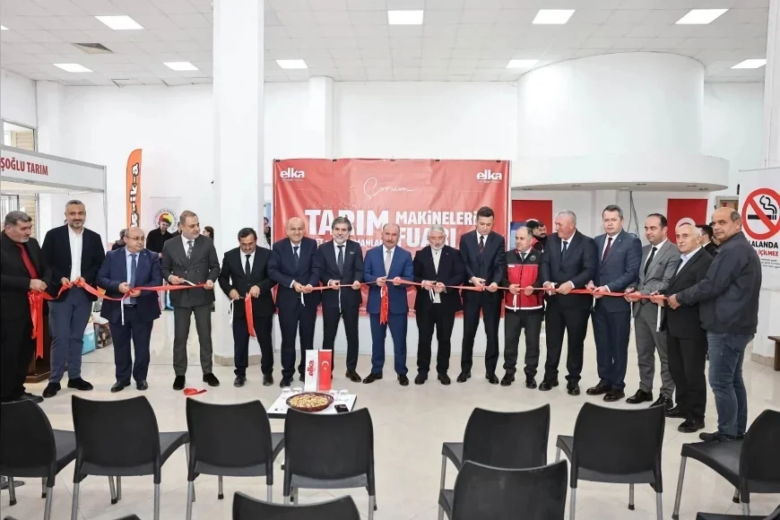 Çorum Valisi Ali Çalgan, 3. Ceviz Yetiştiriciliği ve Tarım Teknolojileri Fuarı’nı Ziyaret Etti