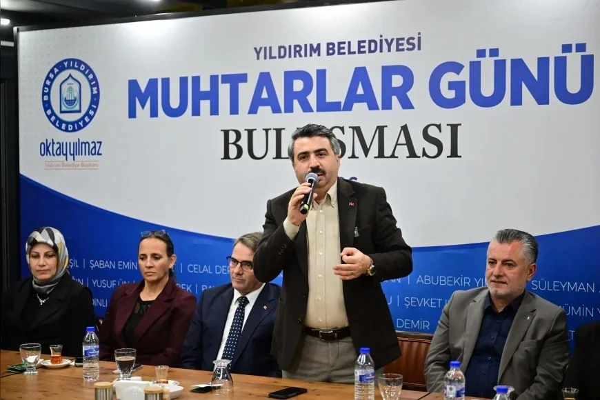 Yıldırım Belediye Başkanı Oktay Yılmaz: “Muhtarlık demek vefa demek, birlik beraberlik demek”