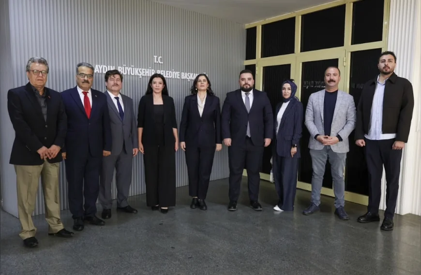 Aydın Büyükşehir Belediye Başkanı Özlem Çerçioğlu’na Aydın Gazeteciler Cemiyeti Yönetiminden Nezaket Ziyareti