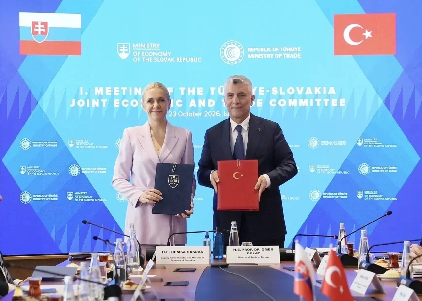 Ticaret Bakanı Ömer Bolat: “Slovakya ile 5 milyar dolarlık ticaret hacmi hedefine ulaşmakta kararlıyız”