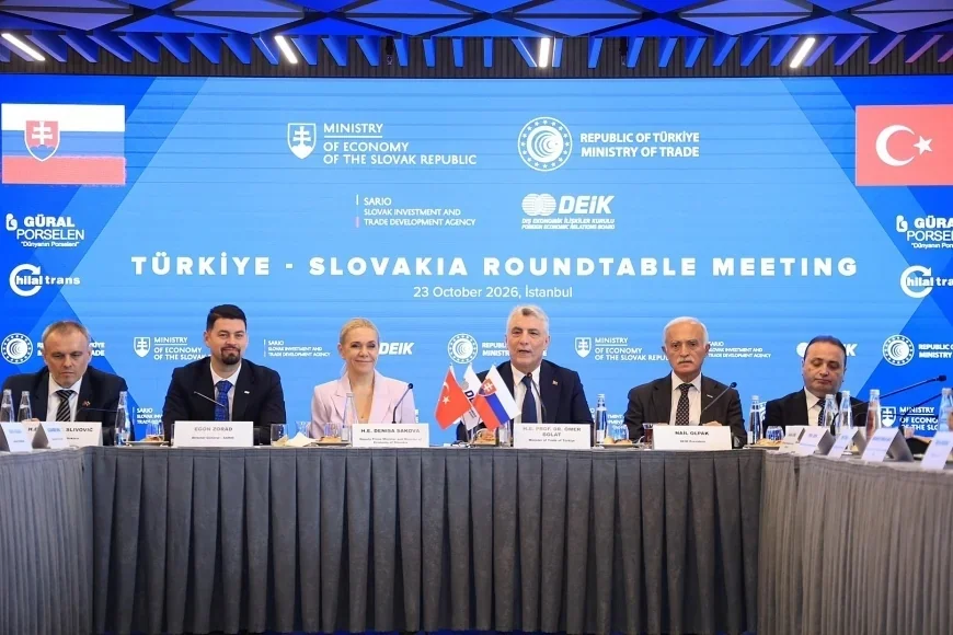 Ticaret Bakanı Ömer Bolat: “Slovakya ile ikili ticaret hacmimizi 5 milyar dolara çıkarmayı hedefliyoruz”