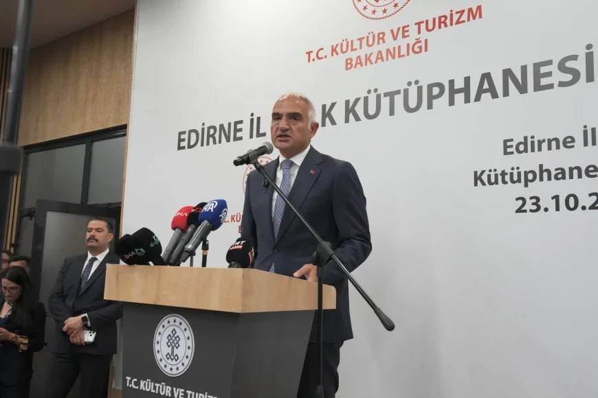 Kültür ve Turizm Bakanı Mehmet Nuri Ersoy: “Bir Kütüphane Açmak, Geleceğe Yatırım Yapmaktır”