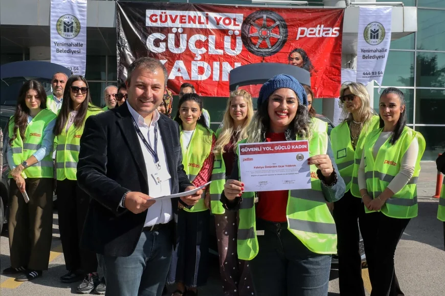Yenimahalle Belediyesi ve Petlas’tan Kadın Sürücülere Araç Bakımı ve Lastik Değişimi Eğitimi
