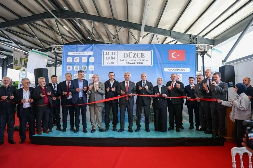 DÜZCE BELEDİYESİ’NİN KAZANDIRDIĞI İLK FUAR ALANINDA TARIM, HAYVANCILIK VE SANAYİ FUARI KAPILARINI AÇTI