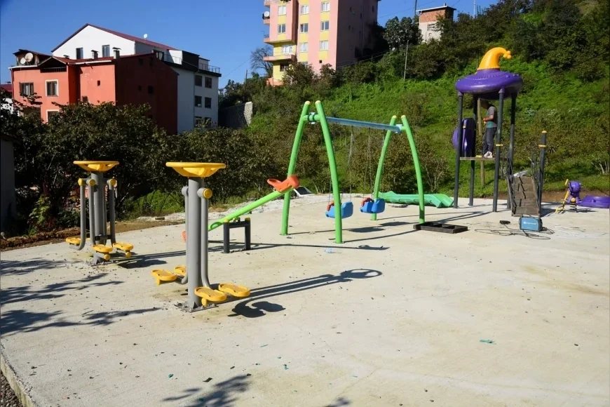 Giresun Belediyesi Aydınlar Mahallesi’nde İlk Parkın Yapımına Başladı