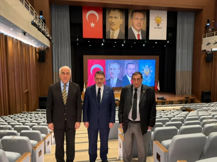 AK Parti Genel Başkan Yardımcısı Ahmet Baha Öğütken, CUMHA Heyetini Genel Merkezde Misafir Etti