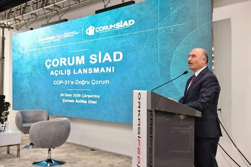 ÇORUM VALİSİ ALİ ÇALGAN, “COP31’E DOĞRU” PANELİNDE YEŞİL DÖNÜŞÜM VE SÜRDÜRÜLEBİLİR KALKINMA GÜNDEMİNİ ELE ALDI
