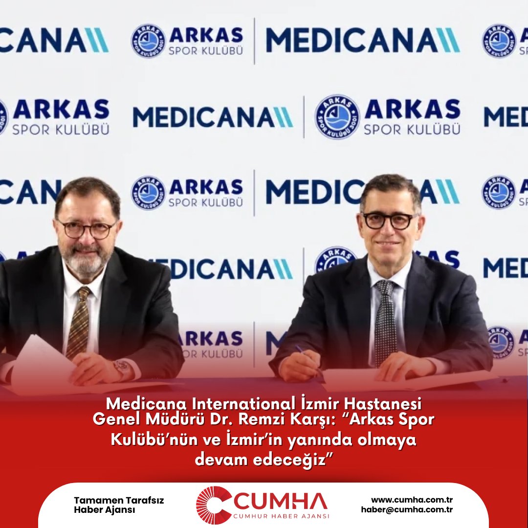 Remzi Karşı: Arkas Spor ve İzmir'in yanındayız