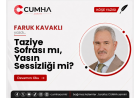 Taziye Sofrası mı, Yasın Sessizliği mi?