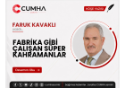FABRİKA GİBİ ÇALIŞAN SÜPER KAHRAMANLAR
