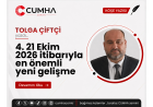 4. 21 Ekim 2026 itibarıyla en önemli yeni gelişme