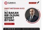 İKİ BAKAN BİR OLSUN: ŞİDDET BİTSİN!
