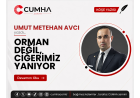 ORMAN DEĞİL, CİĞERİMİZ YANIYOR
