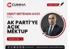 AK PARTİ’YE AÇIK MEKTUP