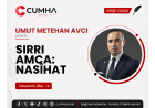 SIRRI AMCA: NASÎHAT