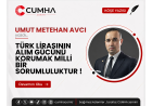 TÜRK LİRASININ ALIM GÜCÜNÜ KORUMAK MİLLİ BİR SORUMLULUKTUR !