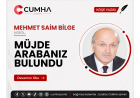 MÜJDE ARABANIZ BULUNDU