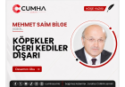 KÖPEKLER İÇERİ KEDİLER DIŞARI