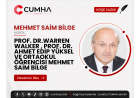 PROF. DR.WARREN WALKER , PROF. DR. AHMET EDİP YÜKSEL VE ORTAOKUL ÖĞRENCİSİ MEHMET SAİM BİLGE