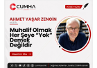 Muhalif Olmak Her Şeye “Yok” Demek Değildir