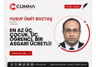 EN AZ ÜÇ ÇOCUK, ÜÇ ÖĞRENCİ, BİR ASGARİ ÜCRETLİ!