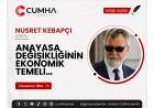 ANAYASA DEĞİŞİKLİĞİNİN EKONOMİK TEMELİ…