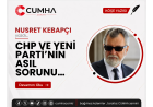 CHP VE YENİ PARTİ’NİN ASIL SORUNU…