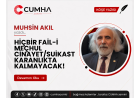 HİÇBİR FAİL-İ MEÇHUL CİNAYET/SUİKAST KARANLIKTA KALMAYACAK!