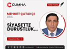 SİYASETTE DÜRÜSTLÜK...
