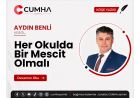 Her Okulda Bir Mescit Olmalı