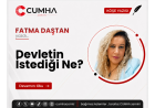 Devletin İstediği Ne?