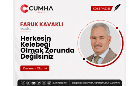 Herkesin Kelebeği Olmak Zorunda Değilsiniz