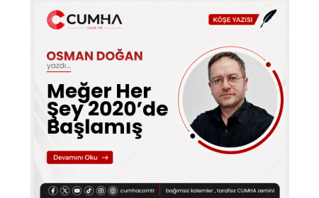 Meğer Her Şey 2020’de Başlamış