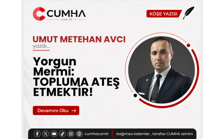 Yorgun Mermi: TOPLUMA ATEŞ ETMEKTİR!
