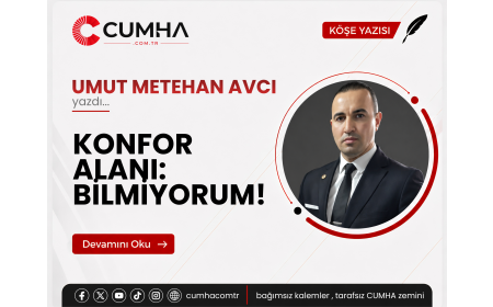 KONFOR ALANI: BİLMİYORUM!