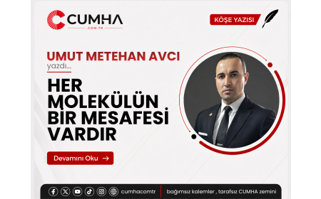 HER MOLEKÜLÜN BİR MESAFESİ VARDIR