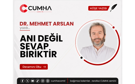 ANI DEĞİL SEVAP BİRİKTİR